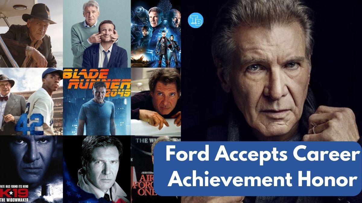 Harrison Ford Gets Emotional Accepting Career Achievement Honor